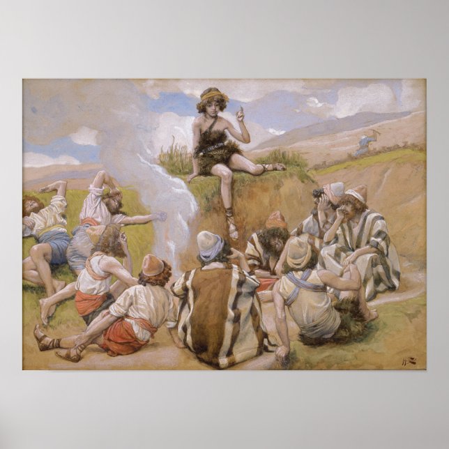 Affiche Tissot - Joseph révèle son rêve à ses frères (Devant)