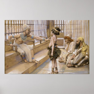 Affiche Tissot - Joseph vendu en Égypte