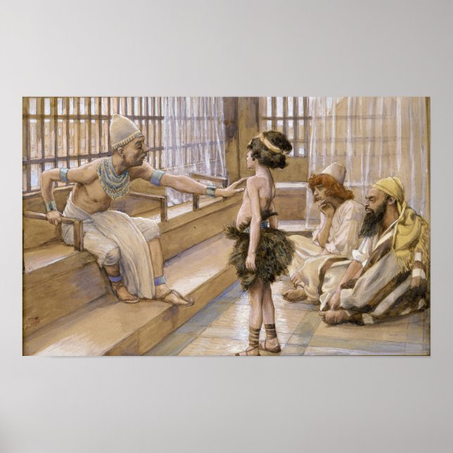 Affiche Tissot - Joseph vendu en Égypte (Devant)
