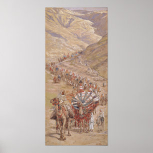 Affiche Tissot - La Caravane d'Abraham