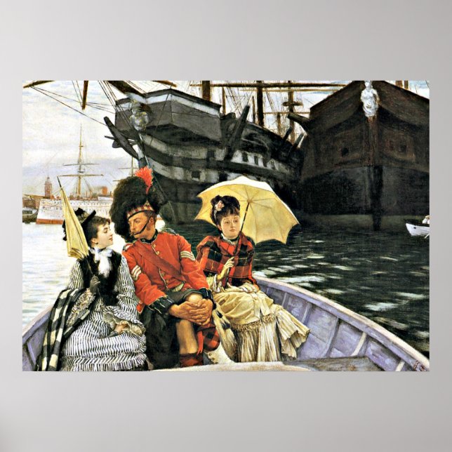Affiche Tissot : Les oeuvres d'art de Portsmouth Dockyard (Devant)