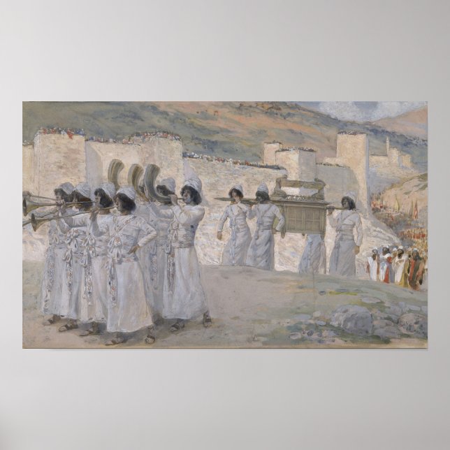 Affiche Tissot - Les Sept Trompettes de Jéricho 1896 (Devant)
