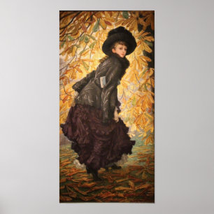 Affiche Tissot - Octobre