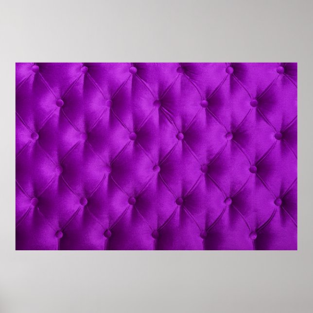 Affiche Tissu capitonné velours violet pour fond,  (Devant)