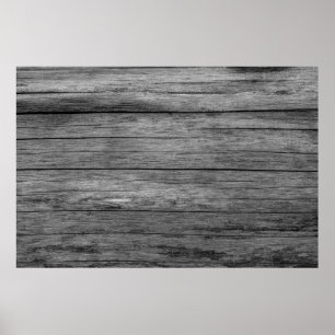 Affiche Tissu de grain gris de bois