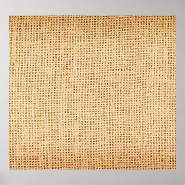 Affiche Tissu naturel, arrière - plan texturé. (Devant)