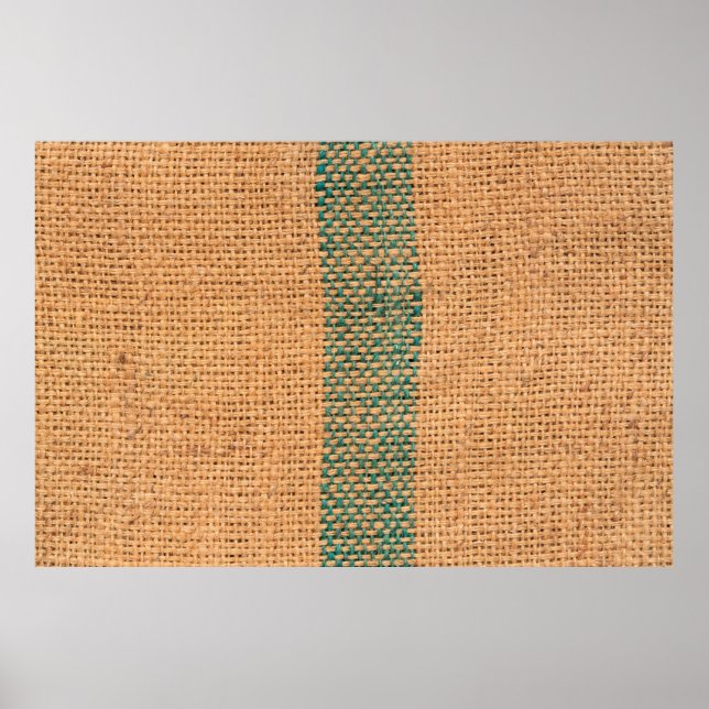 Affiche Tissu naturel couleur marron texturé et noir (Devant)