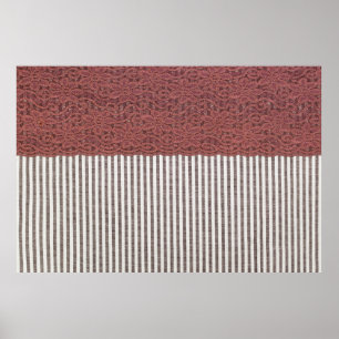 Affiche Tissu texture textile et dentelle pour arrière - p