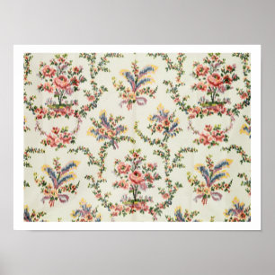 Affiche Tissu tissé pour la Reine Marie Antoinette chez le
