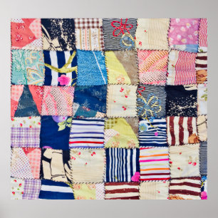 Affiche Tissu unique : Bangkok Couvertures artisanales