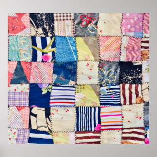 Affiche Tissu unique : Bangkok Couvertures artisanales