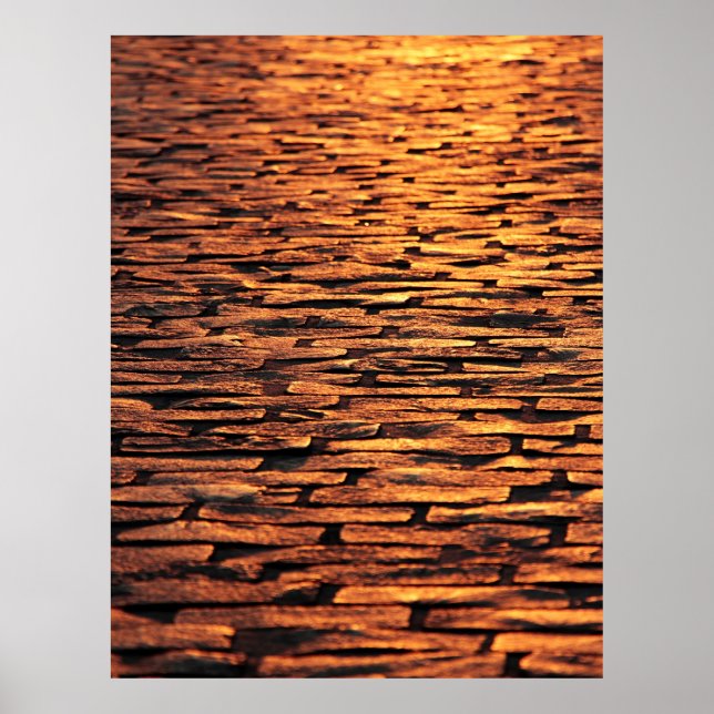 Affiche Tissus de coblestones (Devant)