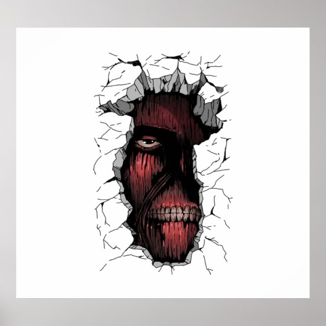 Affiche Titan au mur (Devant)