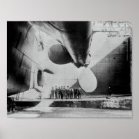 Titanic Dans Un Dock Sec - 31 Mai 1911