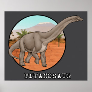 Affiche Titanosaure