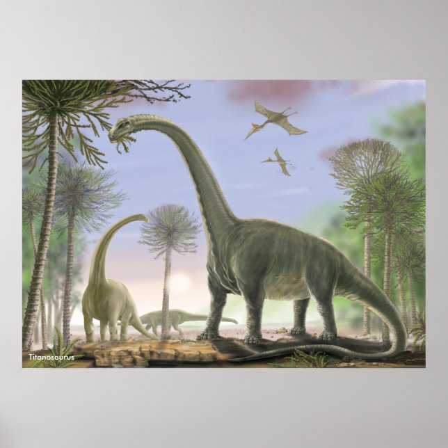 Affiche Titanosaure Argentinosaurus (Devant)