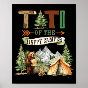Affiche Titi du joyeux campeur premier anniversaire campin