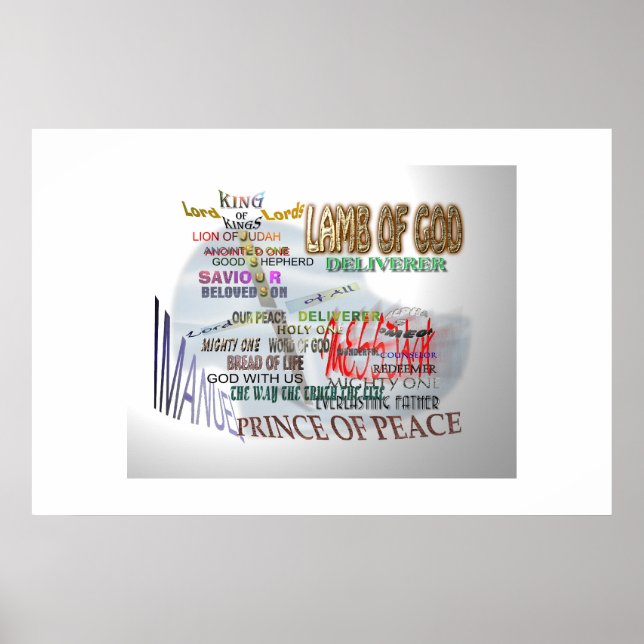 Affiche Titres de Jésus-Christ (Devant)