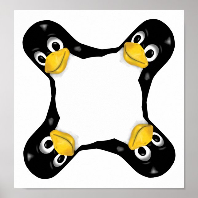 AFFICHE TITRES LINUX TUX 4 (Devant)