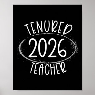 Affiche Titularisée en 2026 Enseignante Titularisée Femmes
