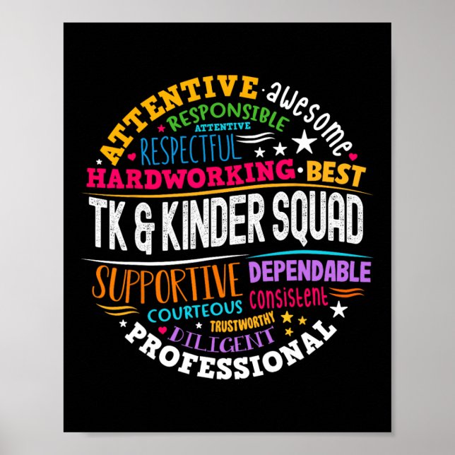 Affiche Tk Et Kinder Squad Transitoire Enseignement De Mat (Devant)