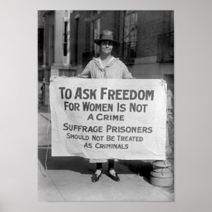 Affiche To Ask Freedom For Women Is Not A Crime