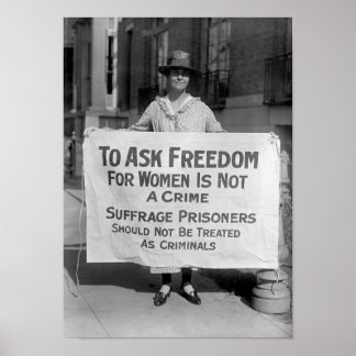 Affiche To Ask Freedom For Women Is Not A Crime