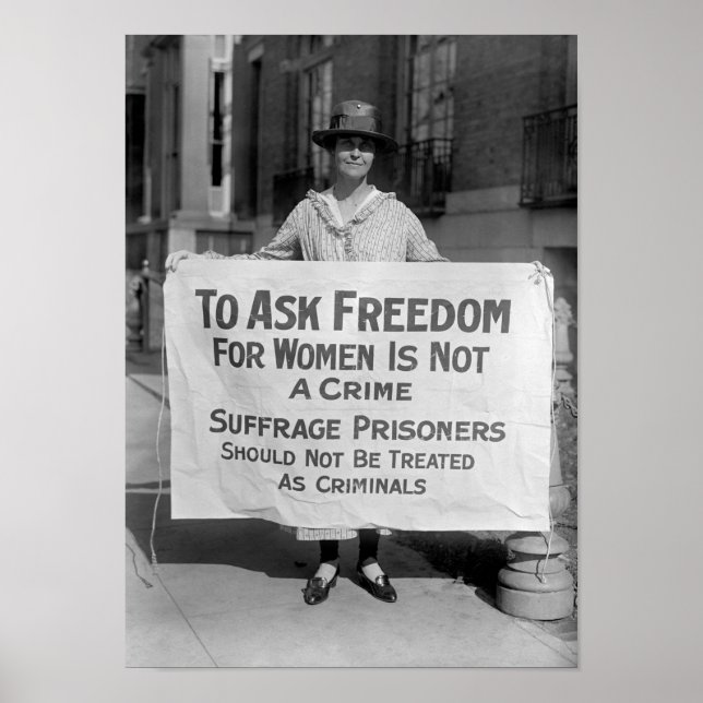 Affiche To Ask Freedom For Women Is Not A Crime (Devant)