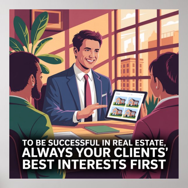 Affiche To Be Successful In Real Estate (Devant)