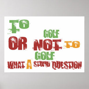 Affiche To Golf