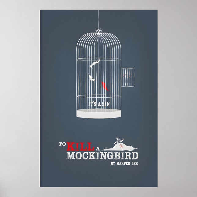 Affiche To Kill A Mockingbird Réinterprétation Originale (Devant)