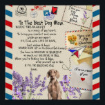Affiche To My Dog Mom Gift, Mom Birthday Gift Idea<br><div class="desc">To My Dog Mom Gift,  Mom Birthday Gift Idea</div>