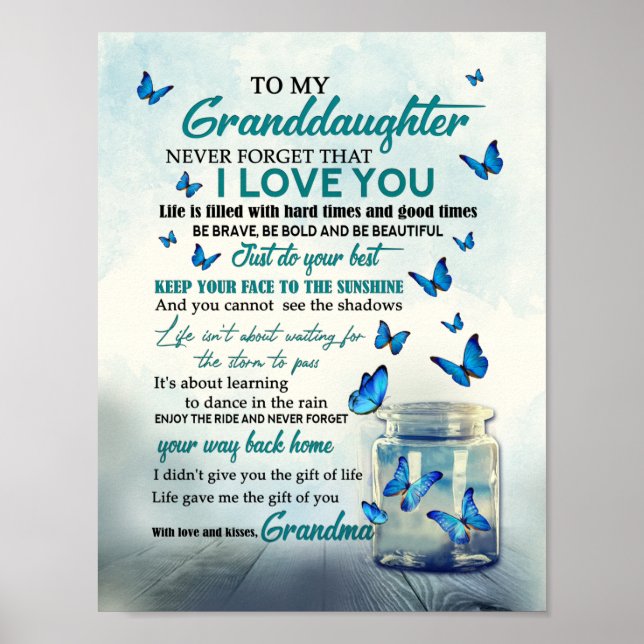 Affiche To my granddaughter (Devant)