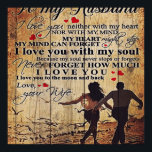 Affiche To my Husband | Loving<br><div class="desc">The poster is printed on canvas which is one chilof best material for poster. It is waterproof, moisture proof and high tensile strength.The poster has rich printing color and fine texture. Creative toxits for relatif and friends, suitable for birthdays, weddings, Thanksgiving, Christmas and other holidays Can be hung directly: very...</div>