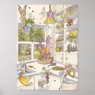 Affiche To the Nines Kitchen Fantasy Art Story Art Print