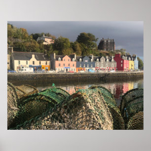 Affiche Tobermory, île de Mull, Écosse paysagère