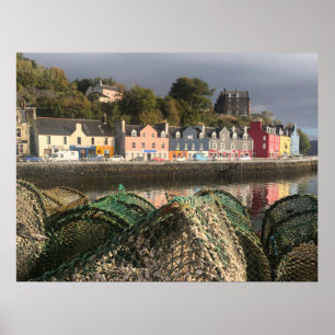 Affiche Tobermory, Île de Mull, Pittoresque d'Ecosse
