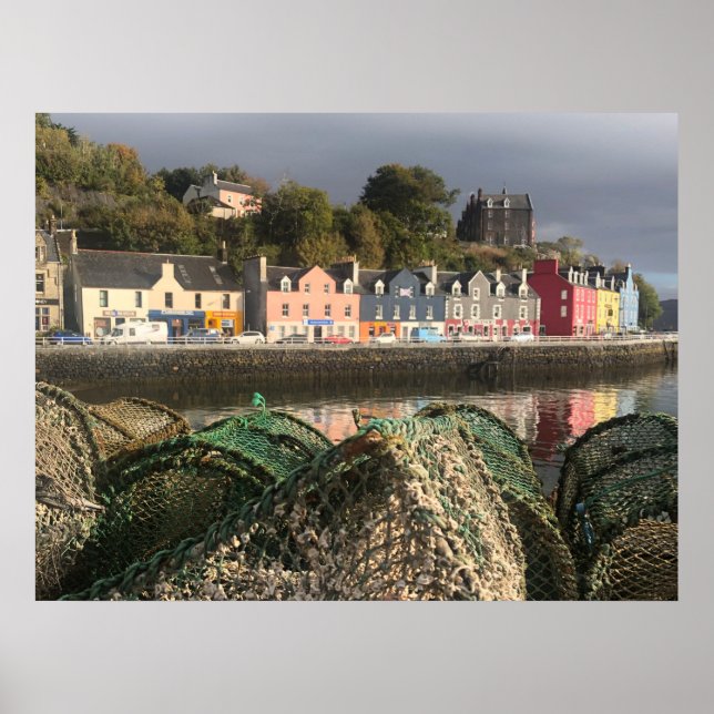 Affiche Tobermory, Île de Mull, Pittoresque d'Ecosse (Devant)