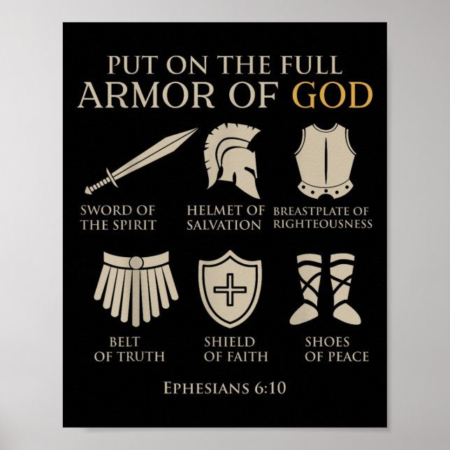 Affiche Toddler Boy Armor Of God Brother Son Men Kid Chris (Devant)