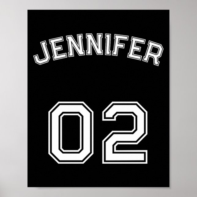Affiche Toddler Teen Girl Name Jersey Number Nk Srts  (Devant)