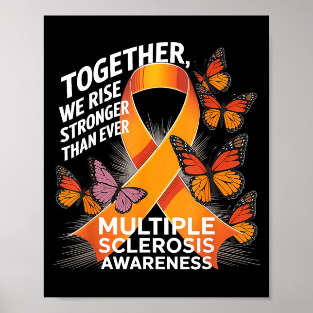 Affiche Together We Rise Multiple Sclerosis Awareness Oran (Devant)