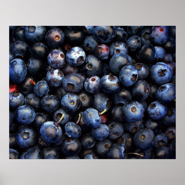 Affiche Toile Blueberries (Devant)