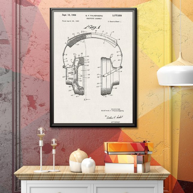 Affiche Toile | Casques (Créateur téléchargé)