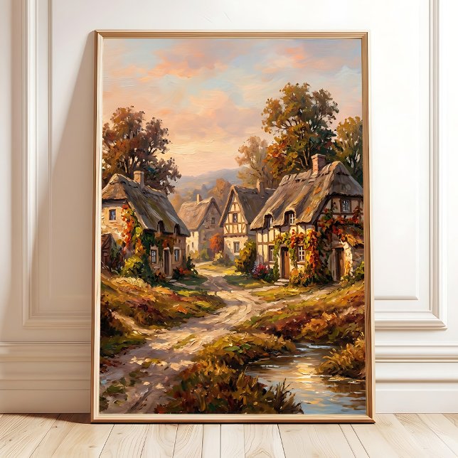 Affiche Toile d'art mural impressionniste d'automne (Créateur téléchargé)
