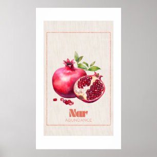 Affiche Toile d'art populaire Nar Grenade Abondance Turque