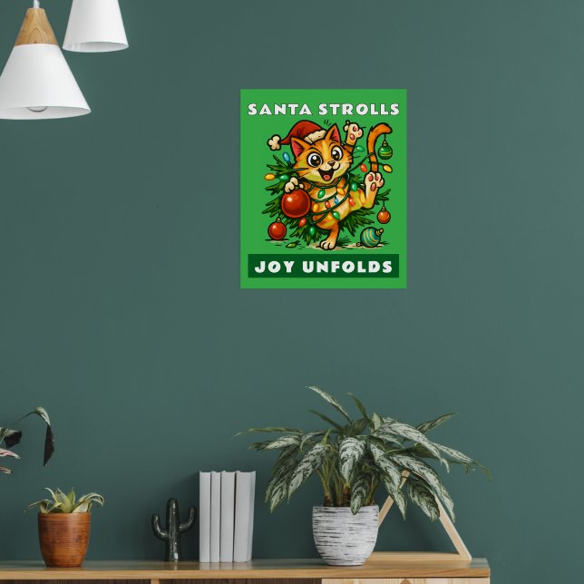Affiche Toile de Noël Joyeux Noël (Salon 1)