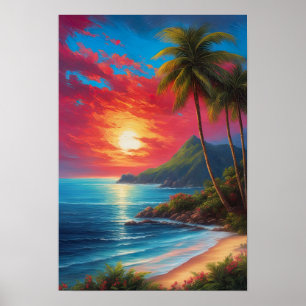 Affiche Toile de Splendor Tropical