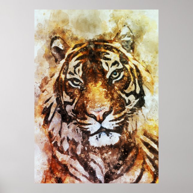 Affiche Toile de tigre (Devant)