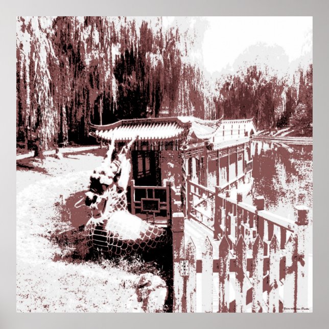 Affiche Toile Dragon Bateau (Devant)