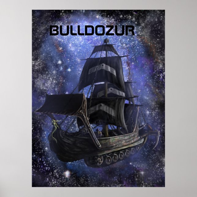 Affiche Toile du "Bulldozur Vessel" (Devant)